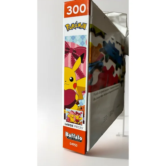 Pokemon Puzzle X Buffalo Games• 300 Piece Pikachu Valentines 04950 Nintendo New - Picture 3 of 6